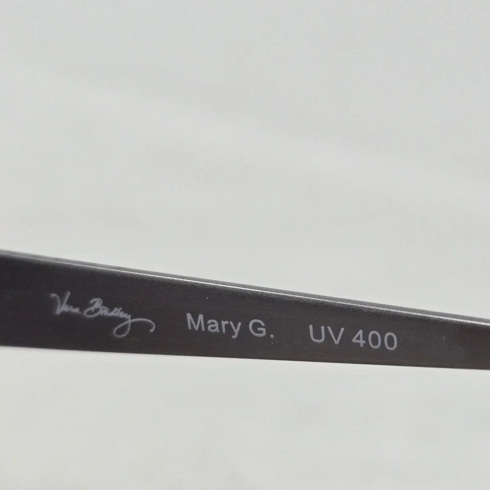 Vera Bradley Mary G. Sunglasses Pink Swirls Paisley UV 400 57-17-130 Rectangular